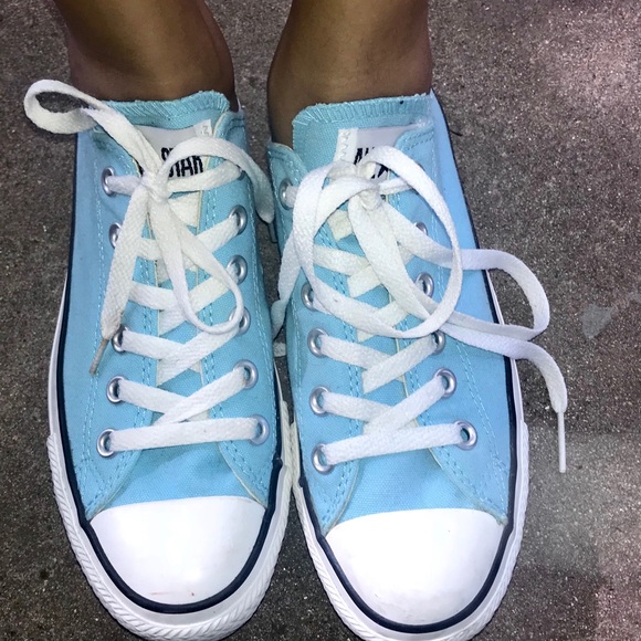 baby blue converse